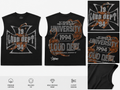 Graffic tee ( XL ) ( black )